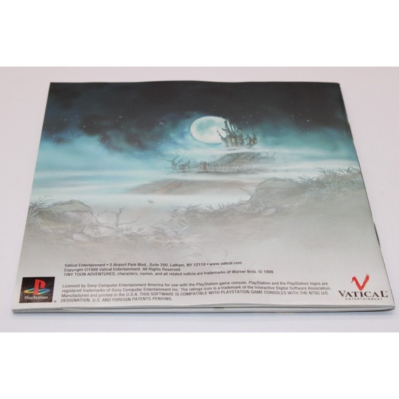 PS1 Tiny Toon Adventures: Toonenstein Dare to Scare (1999) CIB w/ Manual + Reg. - Picture 8 of 9